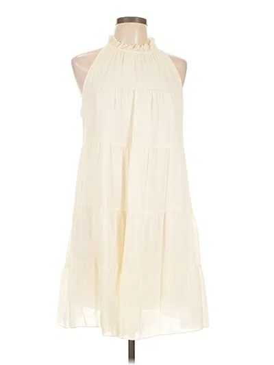 Pre-owned Unbranded Casual Dress In White