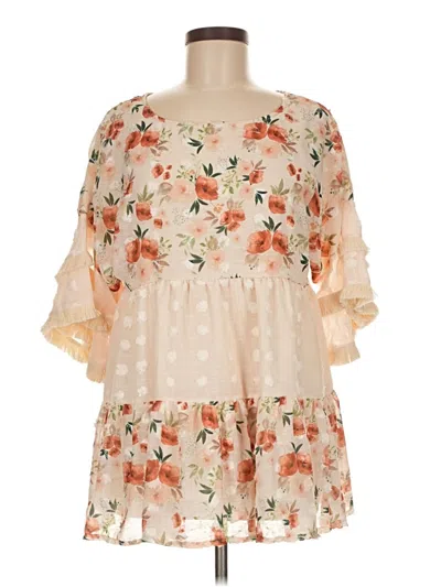 Pre-owned Unbranded Casual Dress In White