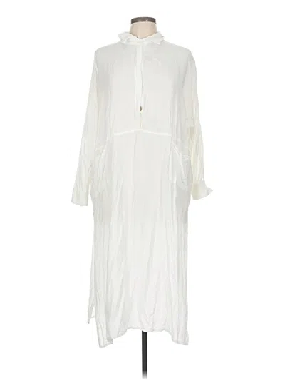 Pre-owned Unbranded Casual Dress In White