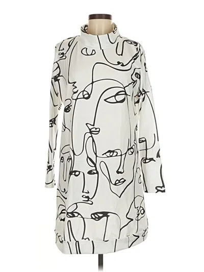Pre-owned Unbranded Casual Dress In White