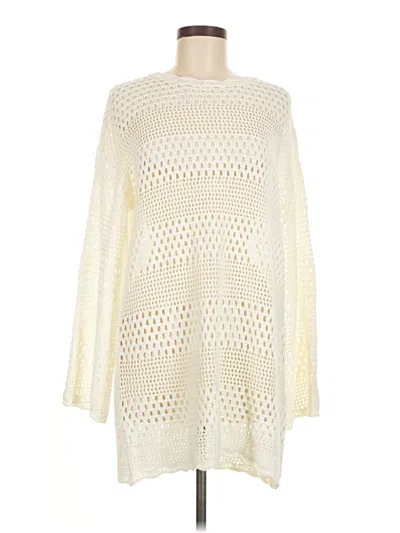 Pre-owned Unbranded Casual Dress In White