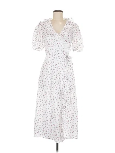 Pre-owned Unbranded Casual Dress In White