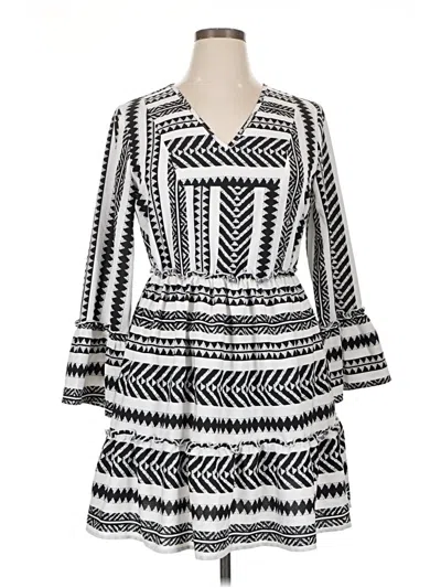 Pre-owned Unbranded Casual Dress In White