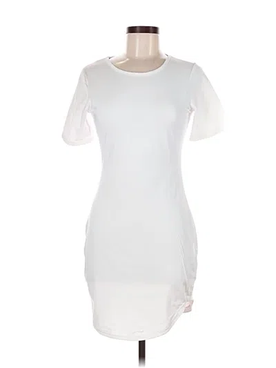 Pre-owned Unbranded Casual Dress In White