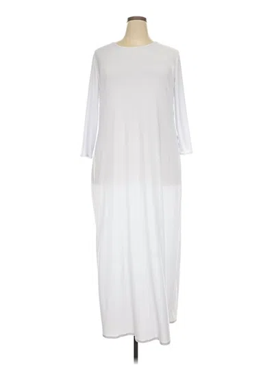 Pre-owned Unbranded Casual Dress In White