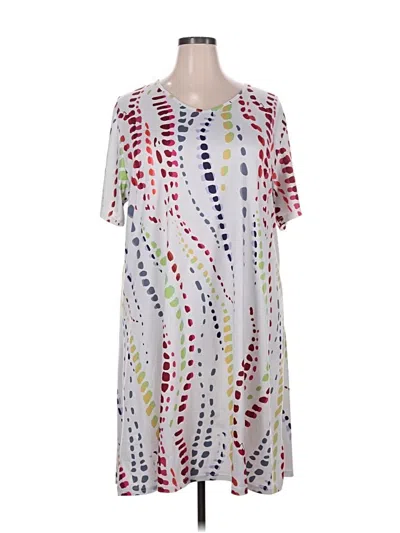 Pre-owned Unbranded Casual Dress In White