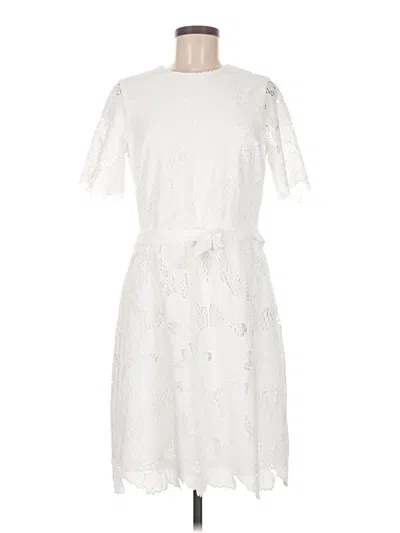 Pre-owned Unbranded Casual Dress In White