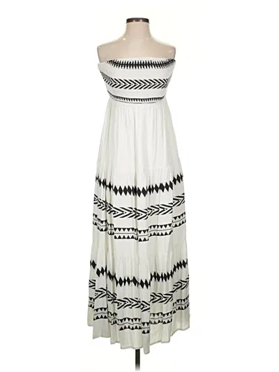 Pre-owned Unbranded Casual Dress In White
