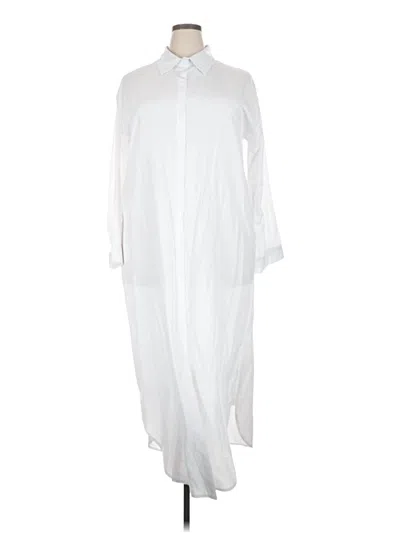 Pre-owned Unbranded Casual Dress In White