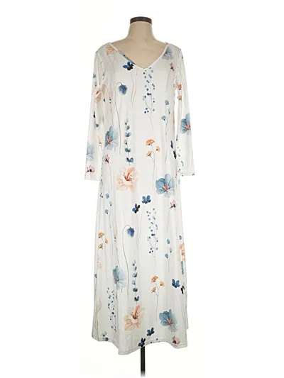 Pre-owned Unbranded Casual Dress In White