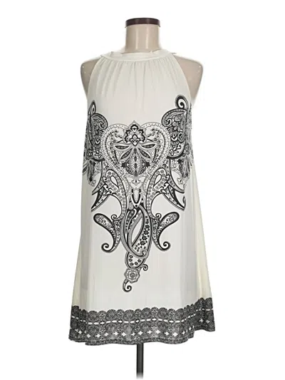 Pre-owned Unbranded Casual Dress In White