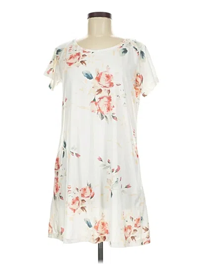 Pre-owned Unbranded Casual Dress In White