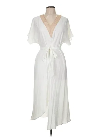 Pre-owned Unbranded Casual Dress In White