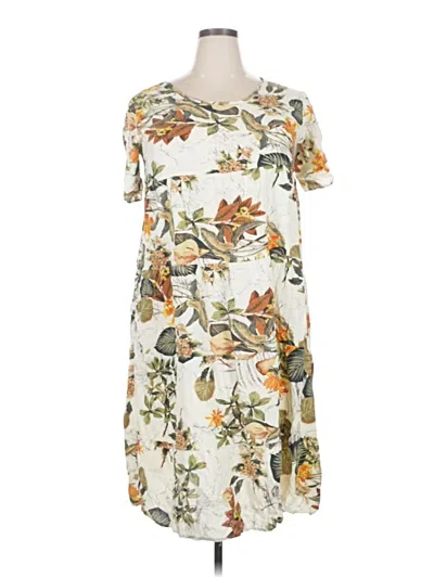 Pre-owned Unbranded Casual Dress In White