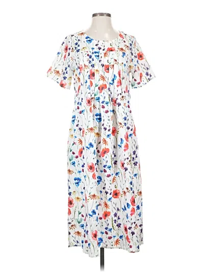 Pre-owned Unbranded Casual Dress In White
