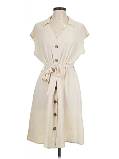 Pre-owned Unbranded Casual Dress In White