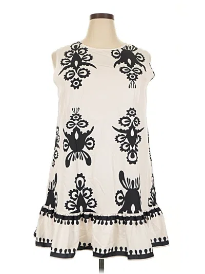 Pre-owned Unbranded Casual Dress In White