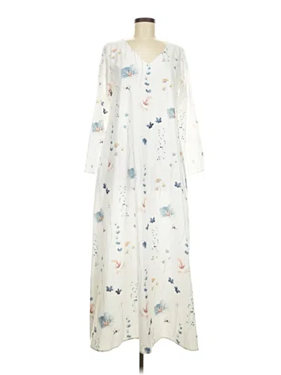 Pre-owned Unbranded Casual Dress In White