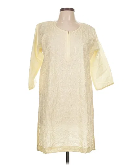 Pre-owned Unbranded Casual Dress In White