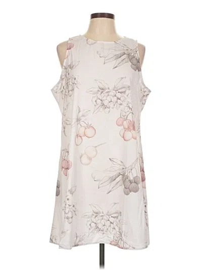 Pre-owned Unbranded Casual Dress In White