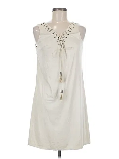 Pre-owned Unbranded Casual Dress In White