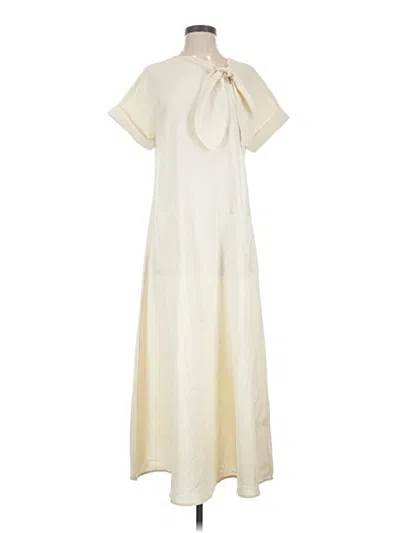 Pre-owned Unbranded Casual Dress In White