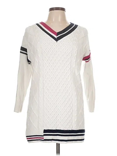 Pre-owned Unbranded Casual Dress In White