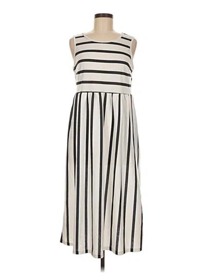 Pre-owned Unbranded Casual Dress In White