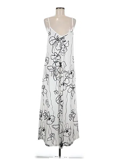 Pre-owned Unbranded Casual Dress In White