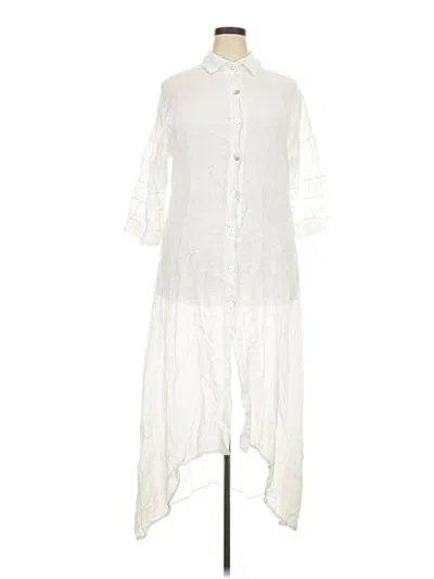 Pre-owned Unbranded Casual Dress In White