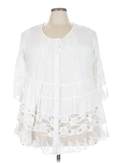 Pre-owned Unbranded Casual Dress In White
