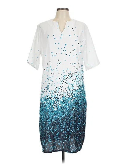 Pre-owned Unbranded Casual Dress In White