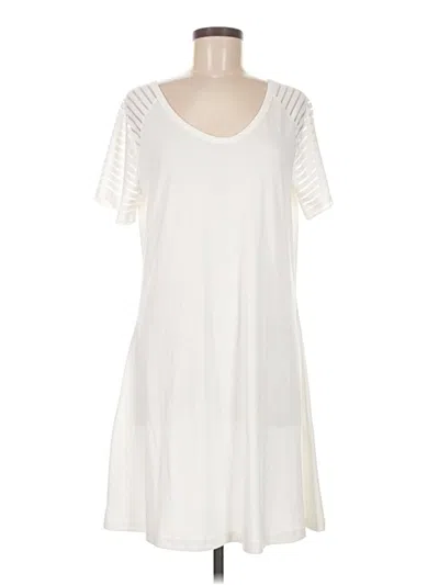 Pre-owned Unbranded Casual Dress In White