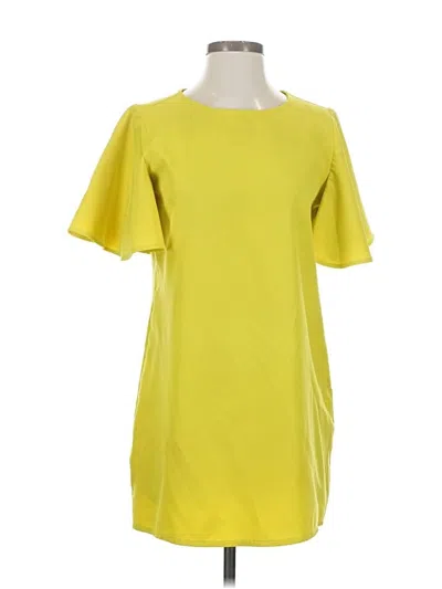 Pre-owned Unbranded Casual Dress In Yellow