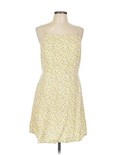 Pre-owned Unbranded Casual Dress In Yellow