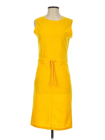 Pre-owned Unbranded Casual Dress In Yellow