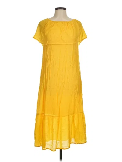 Pre-owned Unbranded Casual Dress In Yellow