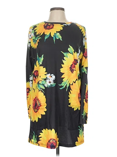Pre-owned Unbranded Casual Dress In Yellow