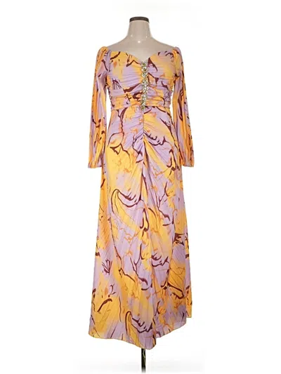 Pre-owned Unbranded Casual Dress In Yellow