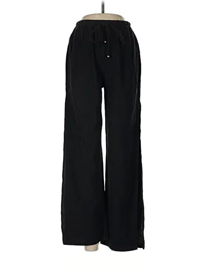 Pre-owned Unbranded Casual Pants In Black