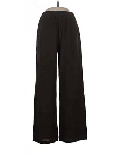 Pre-owned Unbranded Casual Pants In Black