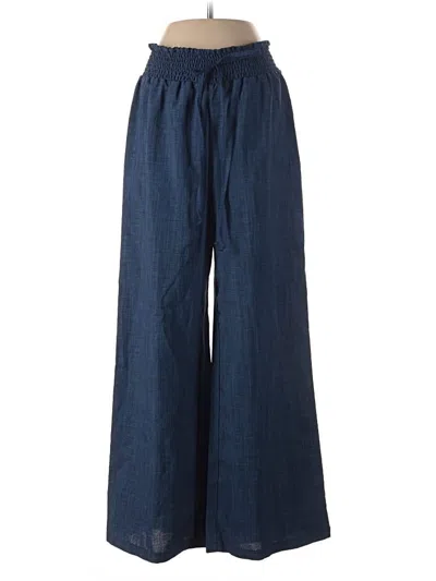 Pre-owned Unbranded Casual Pants In Blue