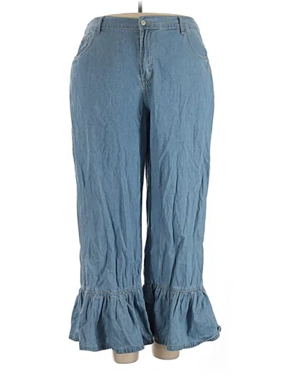 Pre-owned Unbranded Casual Pants In Blue