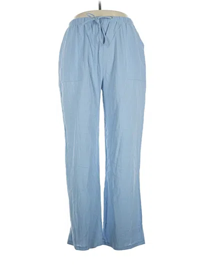 Pre-owned Unbranded Casual Pants In Blue