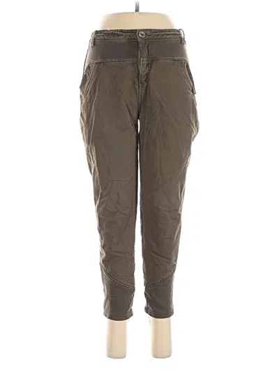 Pre-owned Unbranded Casual Pants In Brown