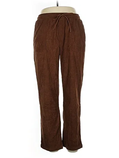 Pre-owned Unbranded Casual Pants In Brown