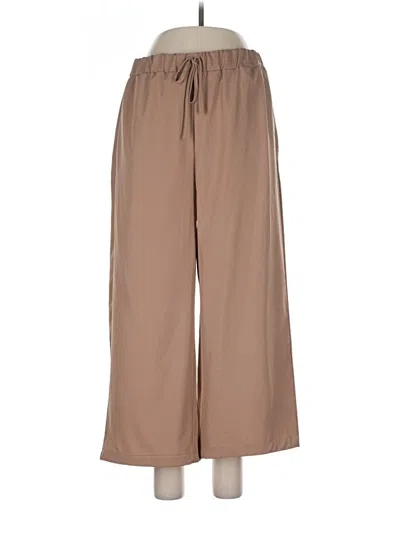 Pre-owned Unbranded Casual Pants In Brown