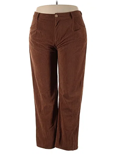 Pre-owned Unbranded Casual Pants In Brown