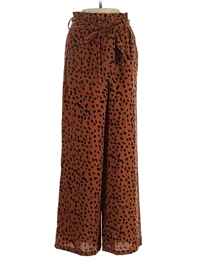 Pre-owned Unbranded Casual Pants In Brown