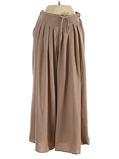 Pre-owned Unbranded Casual Pants In Brown